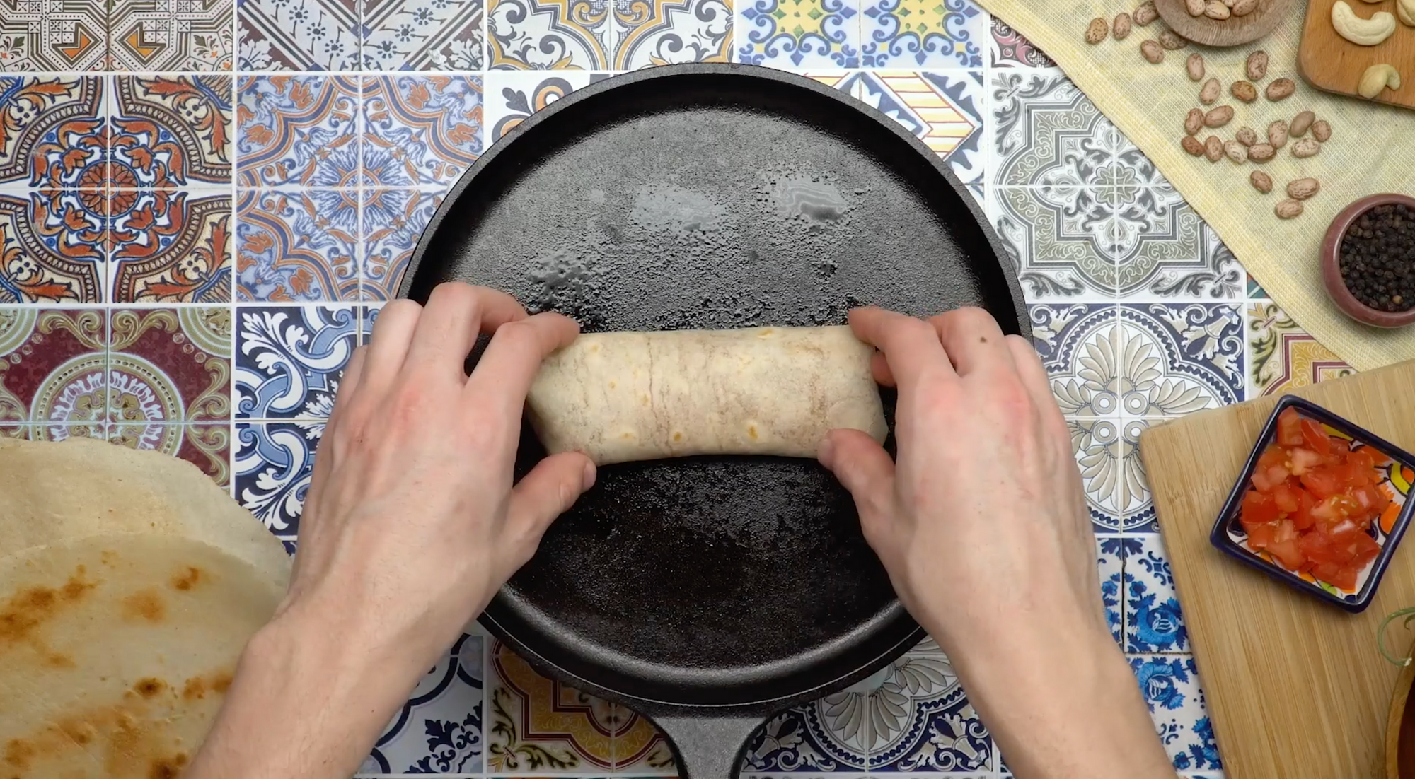 How to Heat & Roll Your Burrito