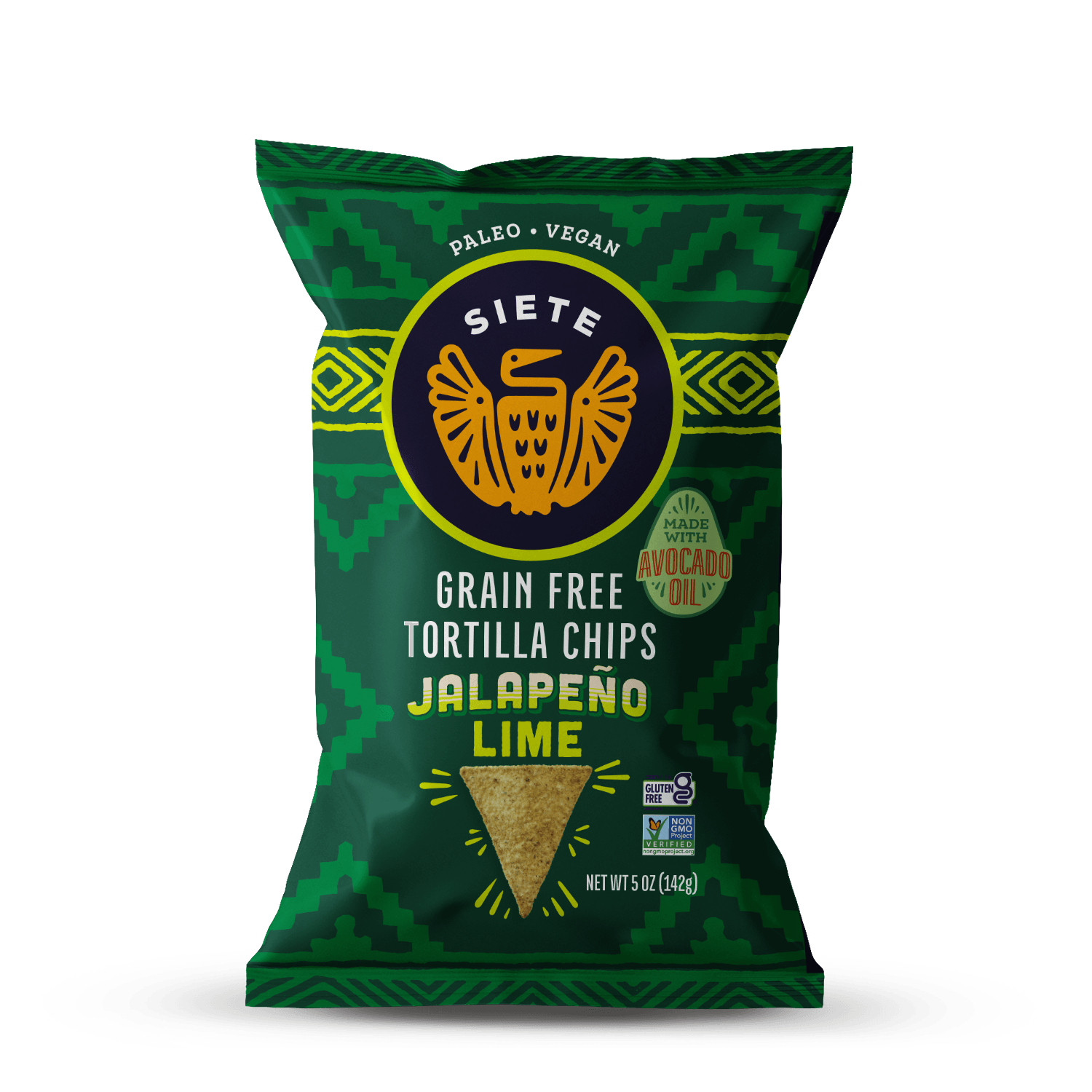 Jalapeño Lime Grain Free Tortilla Chips 5 oz - 6 Bags