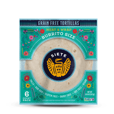 Grain Free Burrito Size Tortillas - 6 packs