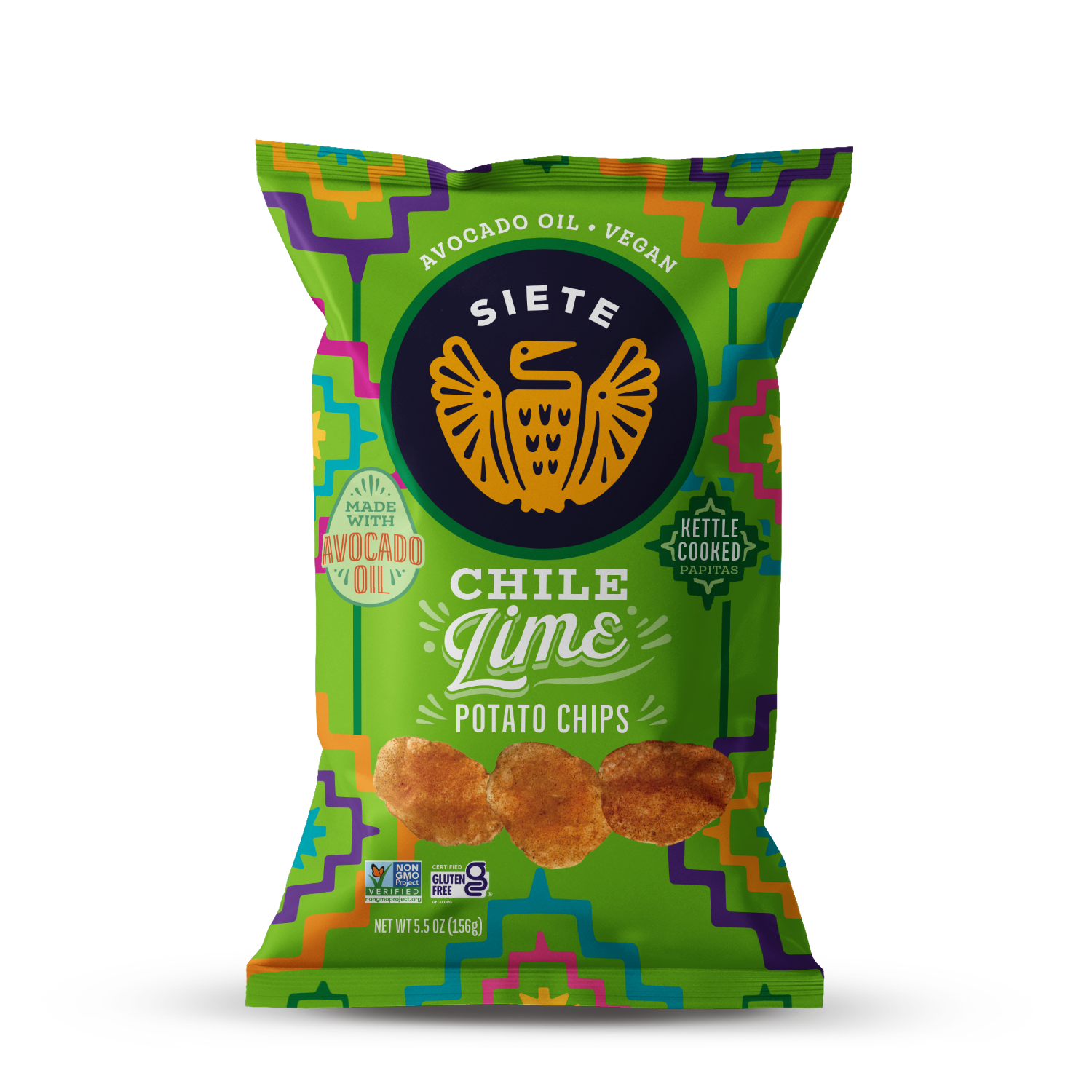 Chile Lime Kettle Cooked Potato Chips - 6 Bags