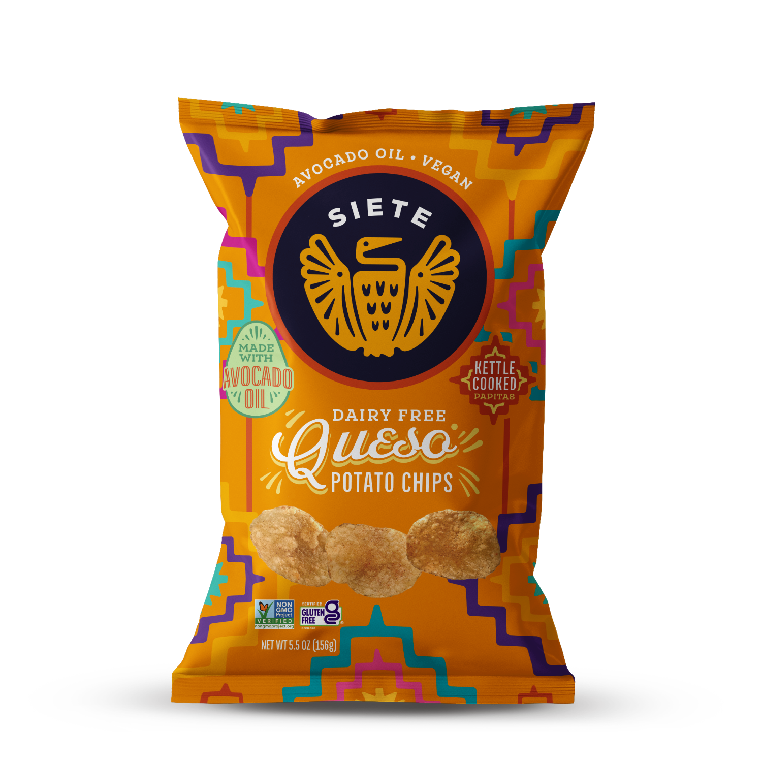 Queso Kettle Cooked Potato Chips - 6 Bags
