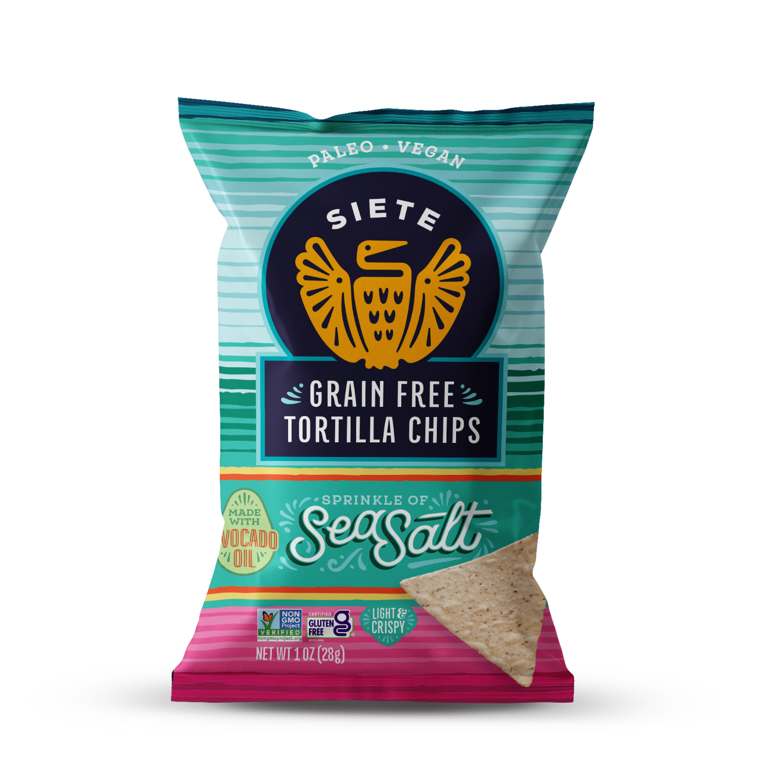 Sea Salt Grain Free Tortilla Chips 1 oz - 24 bags