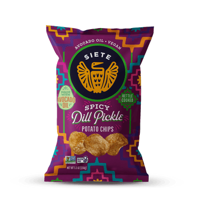 Spicy Dill Pickle Kettle Cooked Potato Chips - 3 bags