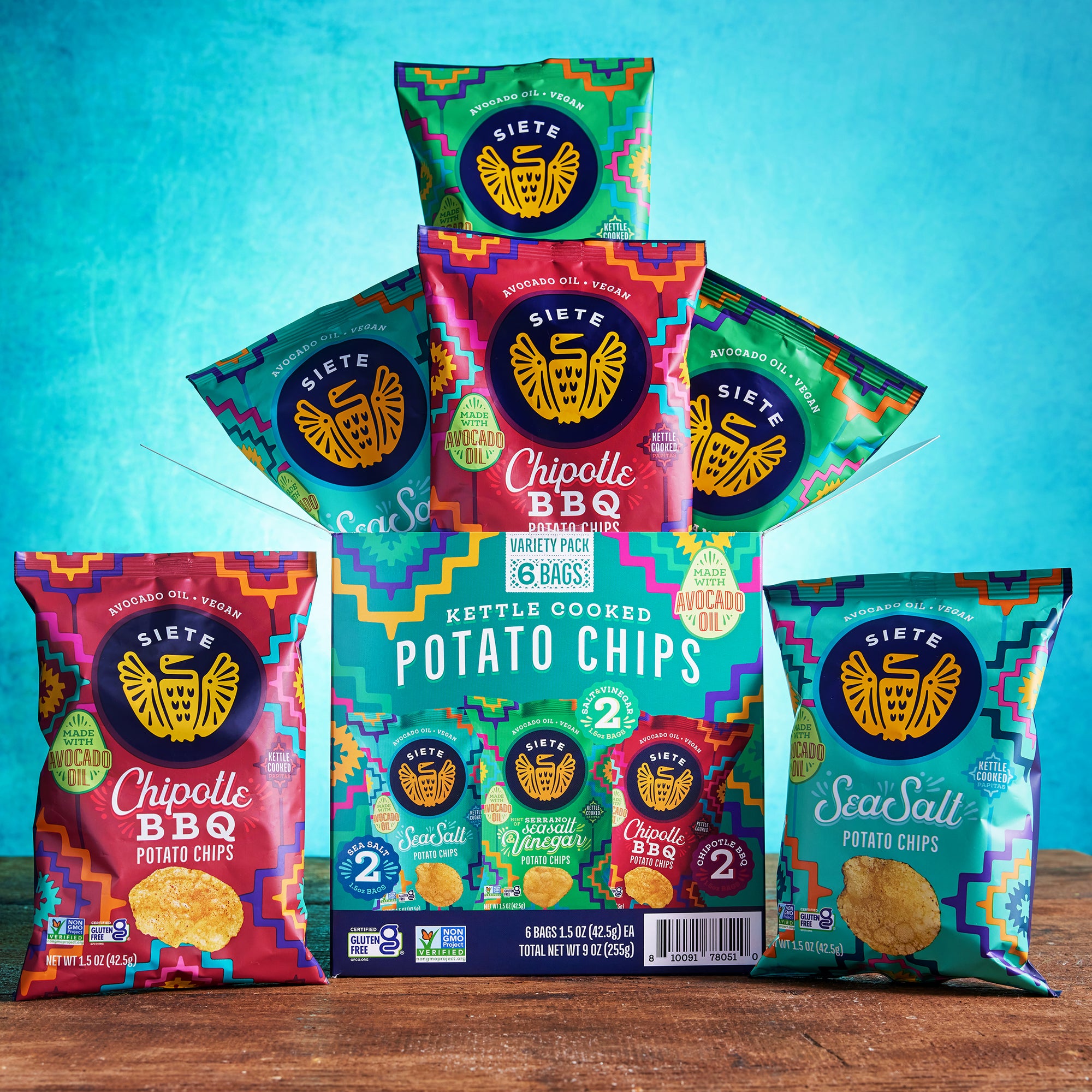 Kettle Cooked Potato Chips Variety Pack