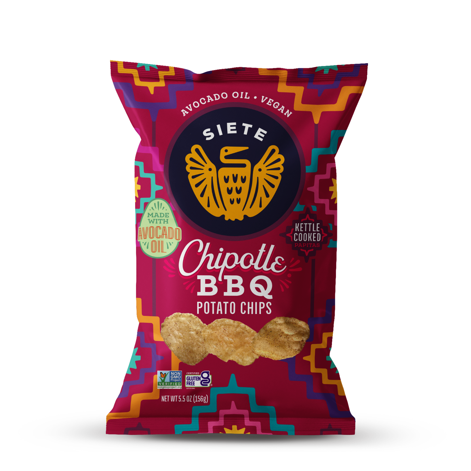 Chipotle BBQ Kettle Cooked Potato Chips - 6 bags