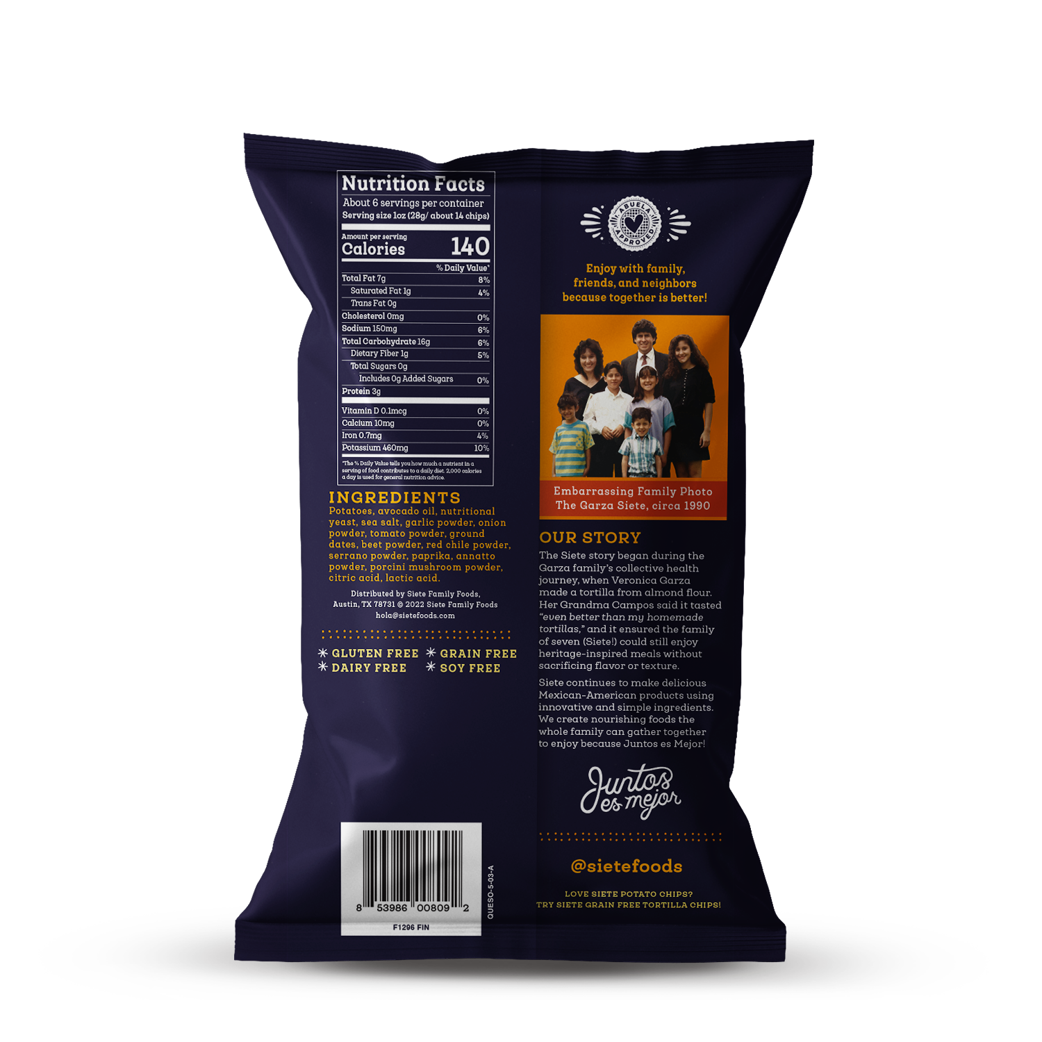 Queso Kettle Cooked Potato Chips - 6 Bags