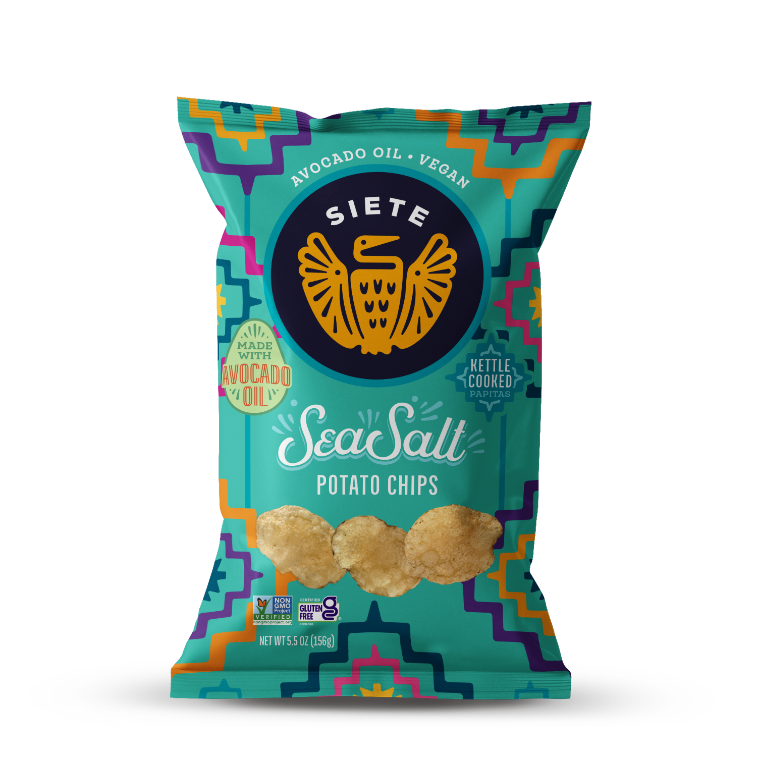 Sea Salt Kettle Cooked Potato Chips - 6 bags