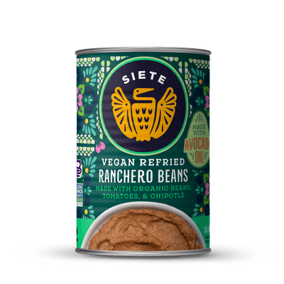 Vegan Ranchero Refried Beans - 12 Cans