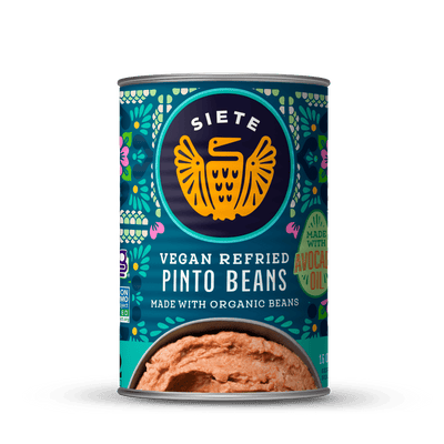 Vegan Refried Pinto Beans - 12 Cans